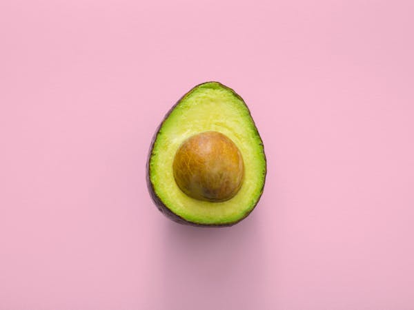 Sliced avocado
