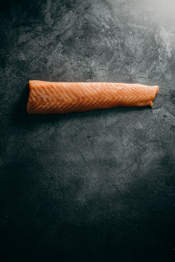 Fresh salmon fillet